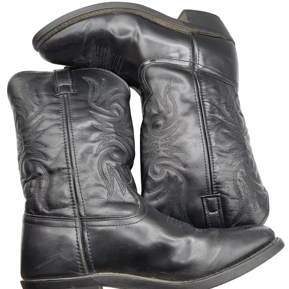 Laredo Dan Post Paris Mens R Toe Western Boots 4240 Size 10D
